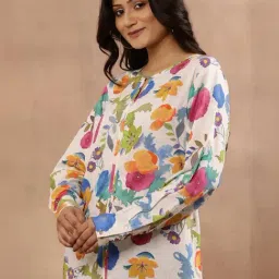 W White Printed Top image 3