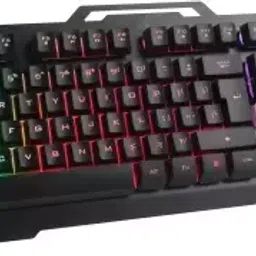 Cosmic Byte Cb-Gk-05 Titan Wired Gaming Keyboard With Aluminum Body Rainbow Backlit Keycaps Braided Cable image 2
