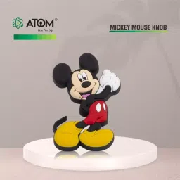 Atom Mickymouse Zinc Multicolor Matte Finish Cabinet/Drawer Knob, KB-CHILD-MICKYMOUSE-104 (Pack of 4) image 3