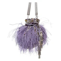 SG By Sonia Gulrajani Papillion Lilac Potli Bag image 2