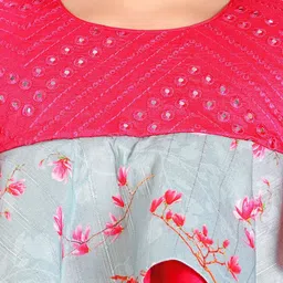 Pragya Exclusive Girls Embellished Mirror Work Ready to Wear Lehenga & image 5