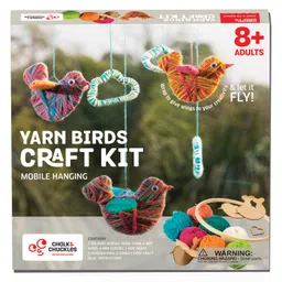 Chalk and Chuckles Yarn birds Craft Kit-image-51