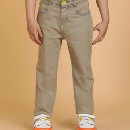 Tales & Stories Denim Solid Slim Fit Jeans - Khaki Tint-picture-35