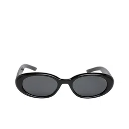 London Rag Women Oval Sunglasses with UV Protected Lens SG138_Black image 3