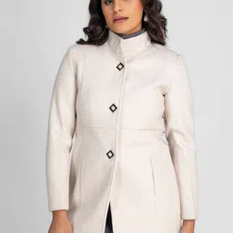 LURE URBAN Stand Collar Single-Breasted Winter Overcoat-image-89