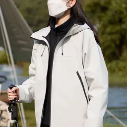 StyleCast x Revolte Men Hooded Solid Windcheater Tailored Jacket image 2