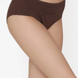 Clovia Brown Hipster Panty image 3
