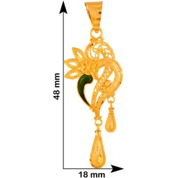 p.c. chandra jewellers P.C. Chandra 22 kt Gold Pendant image 4