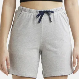 Jockey RX72 Women's Super Combed Cotton Relaxed Fit Sleep Shorts with Convenient Side Pockets image 1