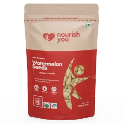 Nourish You Organic Raw Watermelon Seeds - Rich In Protein, Healthy snacks , Gluten Free-250g-image-24