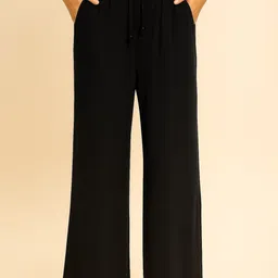 NEYSA Women High-Rise Regular-Fit Textured Trousers-picture-31