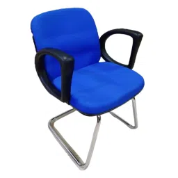 Teal Elite Mid Back Visitor Chair with Chrome Base - Blue-picture-19
