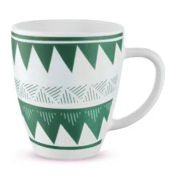 Larah by Borosil White Ceramic Tea & Coffee Mug 400ml image 1