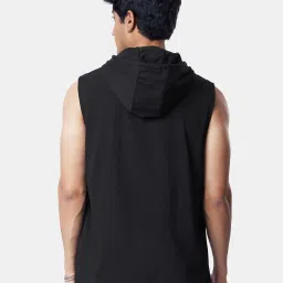 The Souled Store Black Official Black Panther Regular Fit Printed Hooded Sweatshirt image 2