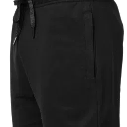 The Souled Store Black Regular Fit Cotton TrackPants image 4