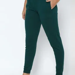 Allen Solly Green Cotton Track Pants image 3