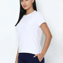 Allen Solly White & Black Cotton T-Shirt - Pack Of 2 image 3