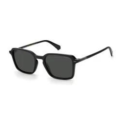 Polaroid Grey UV Protection Rectangular Sunglasses for Men image 1