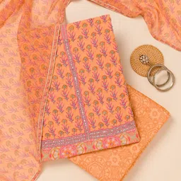 Koskii Ethnic Motifs Embroidered Sequinned Unstitched Dress Material-picture-20