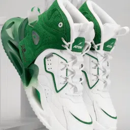 Atom Men's Chroma Kick White Running Shoes image 1