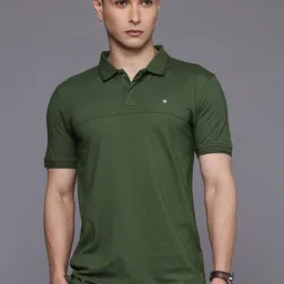 Louis Philippe Ath.Work Polo Collar Slim Fit T-shirt image 4