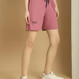 Vimal Jonney Pink Regular Fit Mid Rise Shorts image 1
