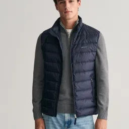 Gant Navy Regular Fit Quilted Jacket image 1