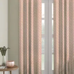 Romee Beige Polyester 7 ft Door Curtain - Single Piece-picture-12