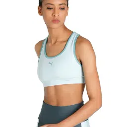 Puma Blue Round Neck Sports Bra-picture-38