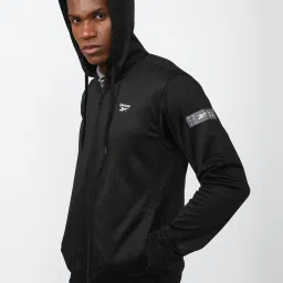 Reebok Black Relaxed Fit Jacket image 3