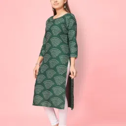 Aarika Kids Green Printed Kurti image 3