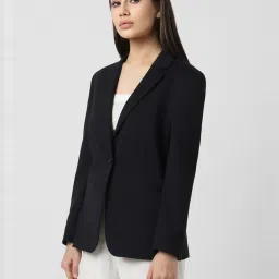 Van Heusen Black Regular Fit Blazer image 3
