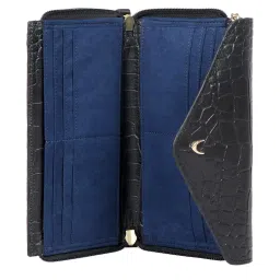 Hidesign Black Textured Medium Wallet image 4