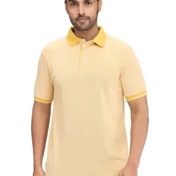 Park Avenue Yellow Slim Fit Polo T-Shirt-picture-26
