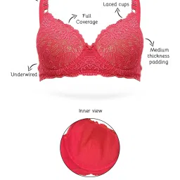 Inner Sense Pink Full Coverage T-Shirt Bra - Pack of 2 image 4