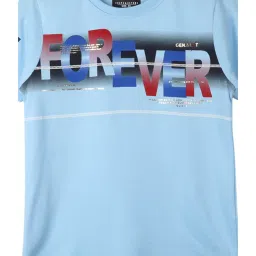 Monte Carlo Kids Sky Blue Graphic Print T-Shirt image 3