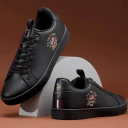 U.S. Polo Assn. Men's Black Casual Sneakers image 1