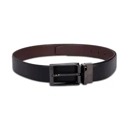 Byford by Pantaloons Black & Brown Leather Reversible Formal Belt For Men image 3
