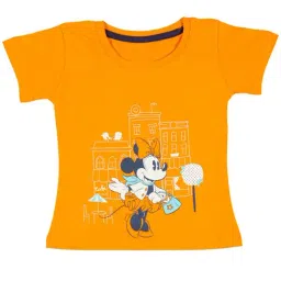 Bodycare Kids Orange Printed T-Shirt-image-80