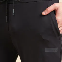 Sweet Dreams Black Cotton Regular Fit Joggers image 3