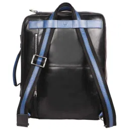 Hidesign Black Leather Medium Messenger Bag image 3