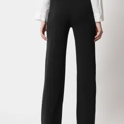 Kotty Green & Black Straight Fit High Rise Trousers (Pack Of 2) image 3