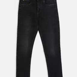 Tales & Stories Kids Black & Dark Blue Solid Jeans (Pack Of 2) image 3