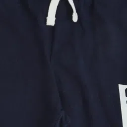 Pantaloons Junior Navy Cotton Printed Trackpants image 3