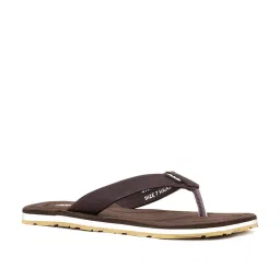khadim Pro by Khadims Men's Brown Flip Flops image 3