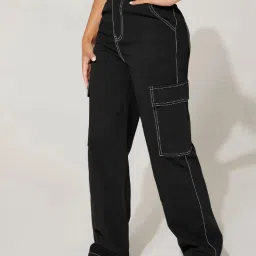 Kotty Black Regular Fit High Rise Jeans image 3