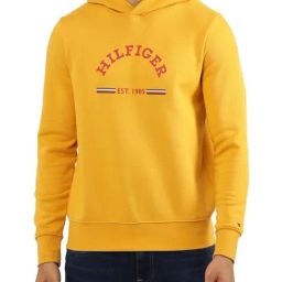 Tommy Hilfiger Yellow Logo Regular Fit Hoodie-picture-17