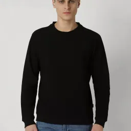 Van Heusen Black Regular Fit Sweatshirt image 1