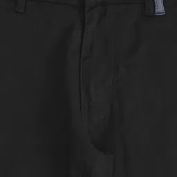 Pantaloons Junior Black Cotton Regular Fit Trousers image 3