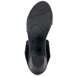 khadim Cleo by Khadims Women's Black Casual Sandals image 3